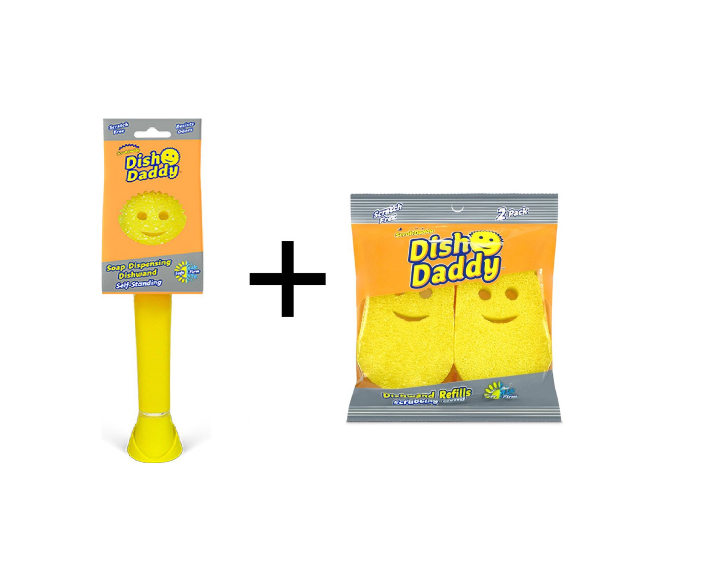 Oggetto - Scrub Daddy  Spugna miracolosa Eraser Daddy (2 pezzi) - DustDeal  - Necessità legate ai sacchetti raccoglipolvere & agli aspirapolvere