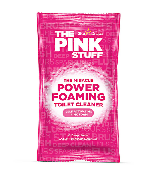 NOVITÀ La roba rosa | La polvere miracolosa per la toilette schiumogena | Detergente per WC in polvere | 1x100 grammi