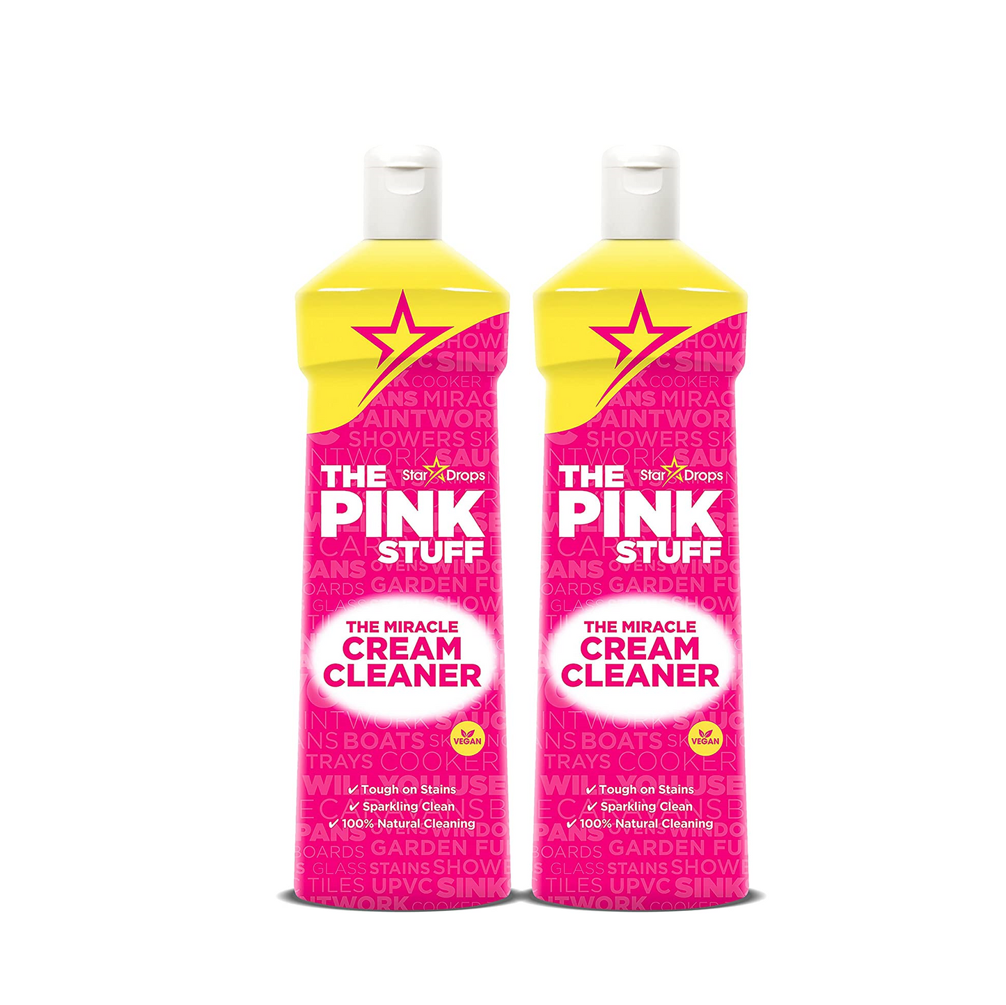 Stardrops The Pink Stuff Crema detergente - 2x
