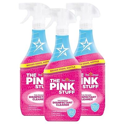 Spray disinfettante The Pink Stuff - 850 ml - confezione da 3