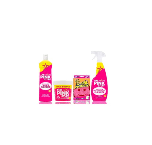 The Pink Stuff - My First Bundle - 1x 850g pasta, detergente in crema, detergente multiuso, scrub mamma