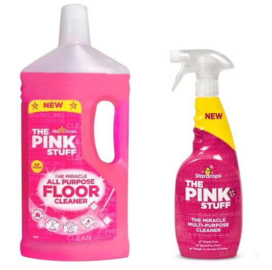 Set per la pulizia dei pavimenti Pink Stuff